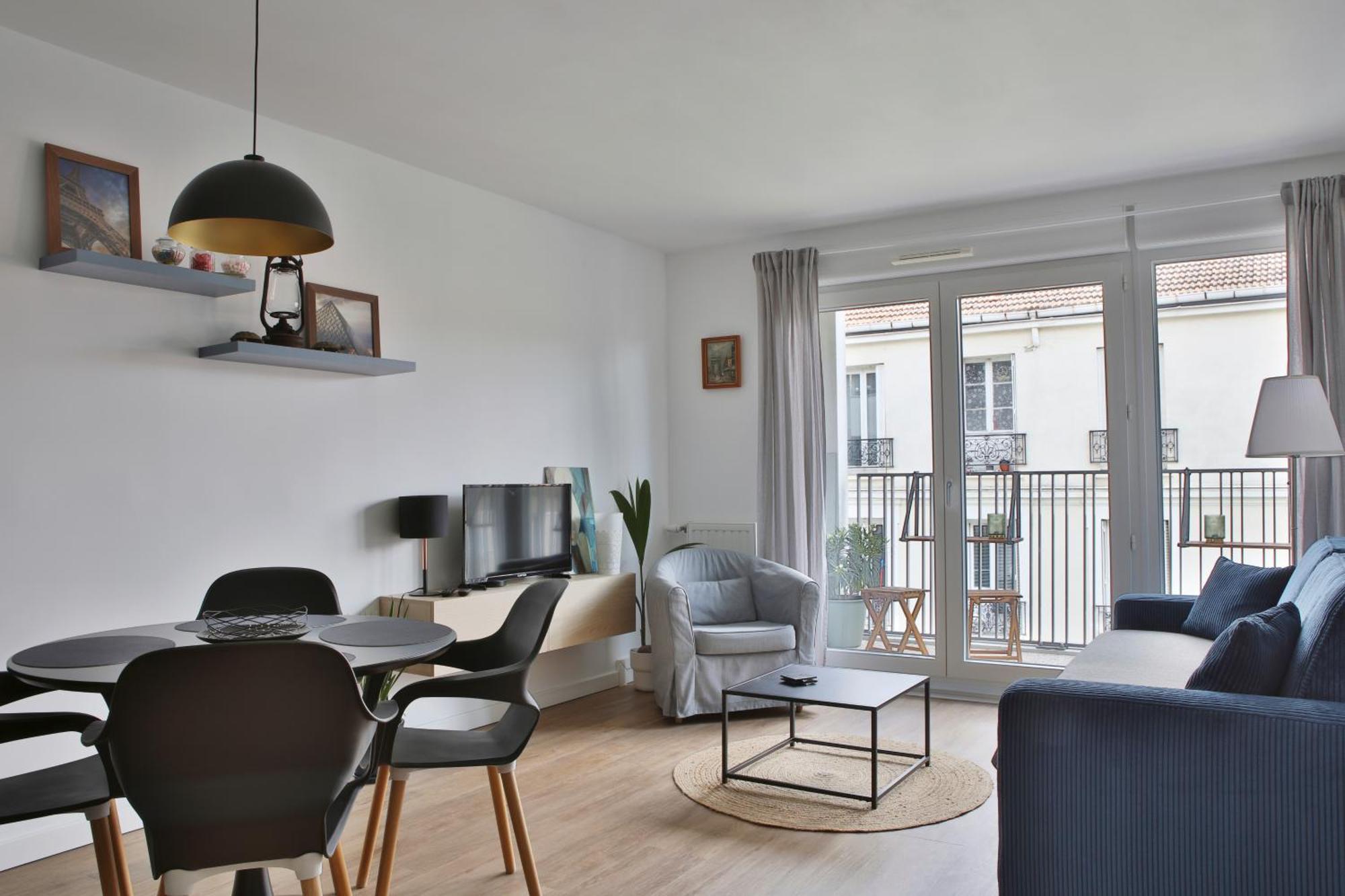 "Starry In So" 47M2, Lits Jumeaux, Parking Gratuit, Rue Calme Et Arboree, Metro 10 Min, Stade De France 24Min A Pied Saint-Ouen  Exterior photo