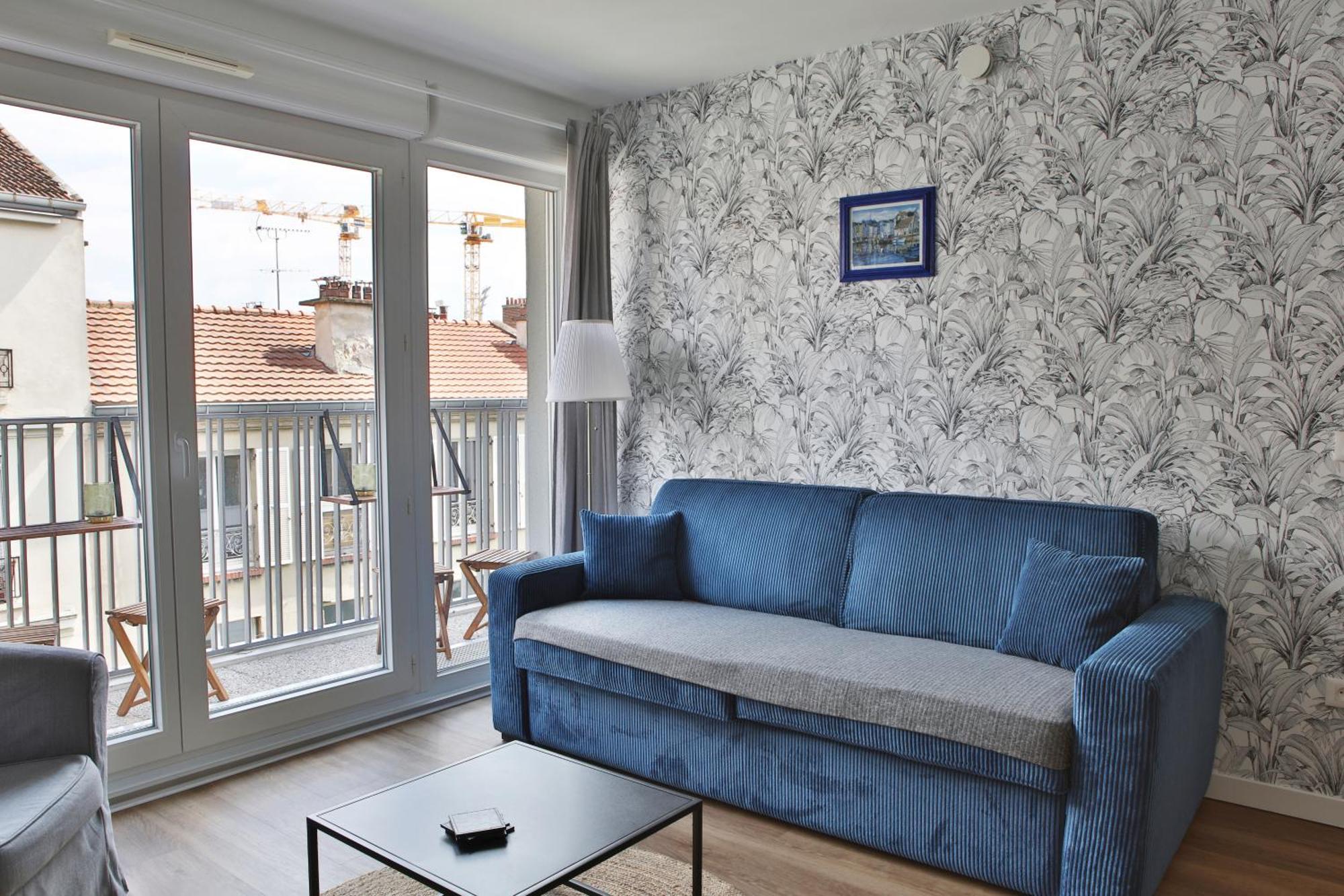 "Starry In So" 47M2, Lits Jumeaux, Parking Gratuit, Rue Calme Et Arboree, Metro 10 Min, Stade De France 24Min A Pied Saint-Ouen  Exterior photo